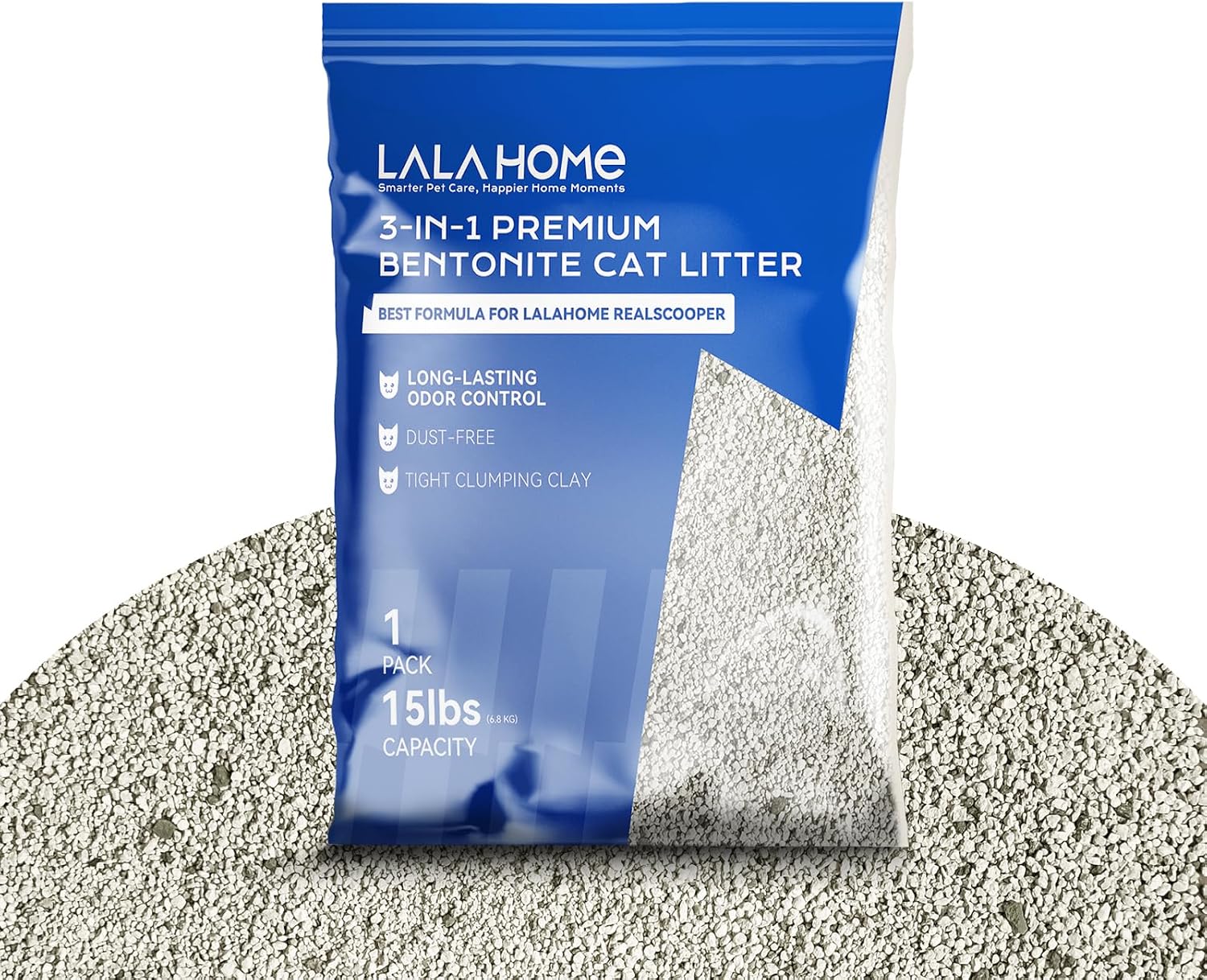 LALA HOME Premium Bentonite Cat Litter