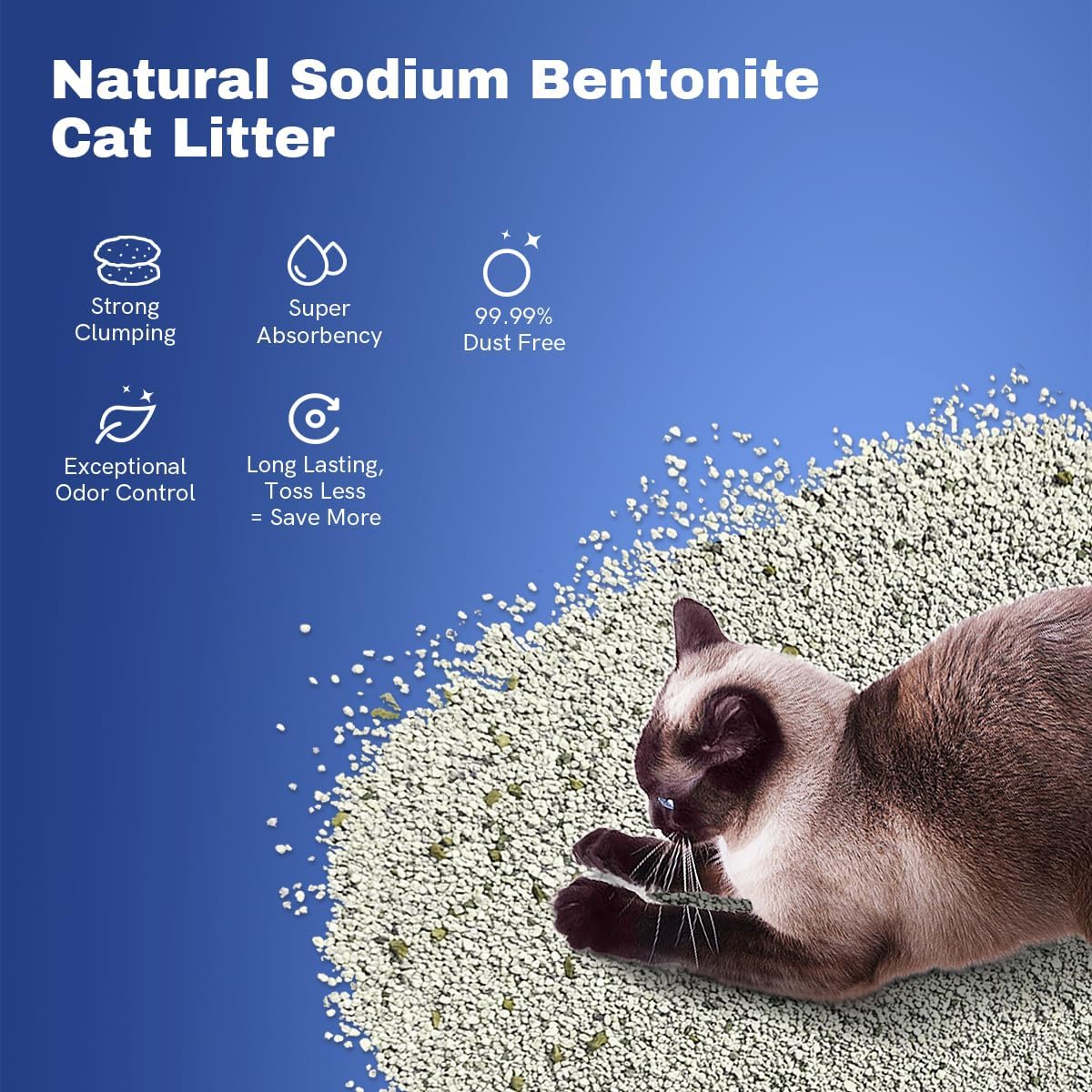 LALA HOME Premium Bentonite Cat Litter - Hình 2