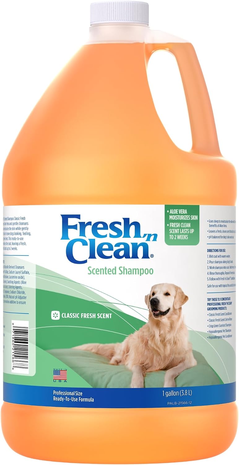 Fresh 'n Clean Classic Fresh Scented Dog Shampoo - 1 Gallon